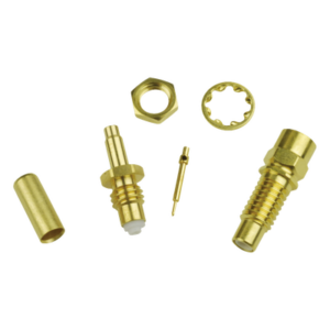 NEWARK 90F2590 – Conector Jack SMC / Anillo Plegable / Cable RG-316 / Montaje en Chasis