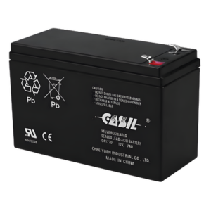 HONEYWELL 712BNP – Batería recargable SLA / 12 V / 7 Ah / Terminales tipo faston T1-T2 / Respaldo de energía