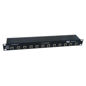 DITEK DTK-RM12ETHS – Protector de puertos IP / 12 Canales / CAT5e-CAT6A / 10Gbps / 20kA / Blindado