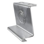 CHAROFIL CH-PST-AUT-66EZ – Placa de Salida a Tubo Automática / 66 mm / Tuberías 1/2 a 2 pulgadas / Abrazadera Tipo U / Acabado Electro Zinc