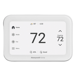 HONEYWELL HOME RESIDEO THX1200W5 – Termostato Inteligente / Pantalla Táctil 5 Pulgadas / Control IAQ / 4H/2C Bomba de Calor / Wi-Fi Bluetooth Matter / Sensor Ocupación