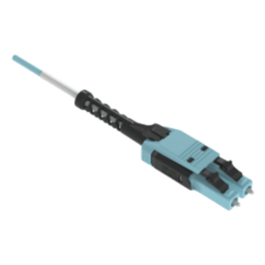PANDUIT FZ2RPU1U1ONM002 – Jumper de Fibra Óptica / Multimodo OM4 50/125 / LC-LC Uniboot Duplex / OFNP Plenum / 2 m (6.6 ft) / Color Aqua