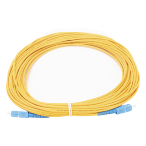 LINKEDPRO BY EPCOM LPSM3SCUSCUS20 – Jumper de Fibra Óptica / Monomodo OS2 G.652D / SC/UPC - SC/UPC / Simplex / 20 m (65.6 ft) / 3 mm