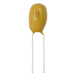 SYSCOM 199-D225X-9025A1VE3 – Capacitor de Tántalo / 2.2 µF (2200 nF) / 25 Vcc / Tolerancia 10% / Radial 2.54 mm (0.1 in) / -55°C a +125°C