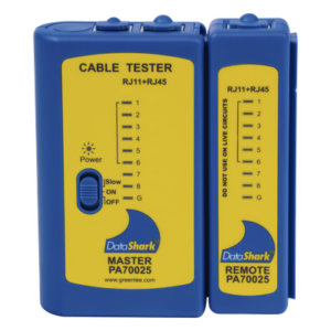 TEMPO PA70025 – Probador de Cables de Red / Detección de Fallas / LEDs por Pin / Unidad Remota Incluida