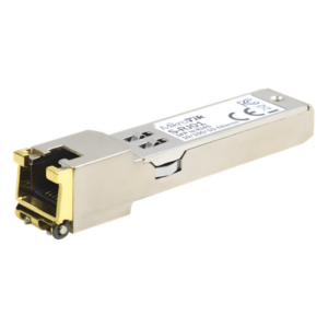 MIKROTIK S-RJ01 – Convertidor SFP a Ethernet / 10/100/1000 Mbps / 1.25 Gbps / 100 m (328 pies) / RJ45 / 0 a 85 °C