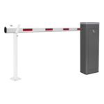 ACCESSPRO KT-XBS-LB – Barrera Vehicular Izquierda / Brazo Telescópico 5.5 m (18 ft) / 200 Ciclos/Hora / Apertura 6 s / Corona LED Semaforizada / Encoder Ajustable / Semi-Intensivo