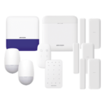 HIKVISION DS-PWA48-FULL-K – Kit de Alarma Inalámbrica / 48 Zonas / 6 Dispositivos Incluidos / 433 MHz / Batería de Respaldo 12 h / WiFi / IP65