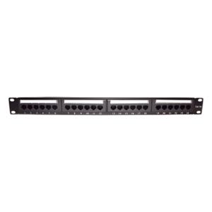 LINKEDPRO BY EPCOM LP-PP-507 – Panel de Parcheo de Impacto / 24 Puertos / Cat5e / 19 Pulgadas / 1U / 110 IDC / 24-26 AWG