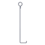 SYSCOM TOWERS SAZ-45G – Ancla de Retenida para Torre / Altura 45 m (147.6 ft) / Tipo Piso / Varilla 3/4" ASTM A36 / Galvanizado por Inmersión en Caliente / Longitud 150 cm (59.1 in)