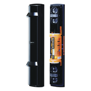 OPTEX SL350QDP – Barrera fotoeléctrica / 100 m (328 ft) / 4 rayos infrarrojos / 4 canales / Doble modulación / Control automático de potencia