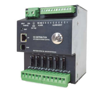 ICT ICTDINPDU6 – Unidad de Distribución de Energía DC / 6 Salidas / 60 A Total / Control Ethernet TCP-IP / SNMPv3 / Montaje Riel DIN