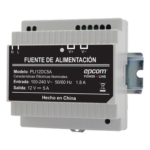 EPCOM POWERLINE PLI-12-DC-5A – Fuente Industrial / Entrada 100-240 VCA / Salida 11.2-14.2 VCC / 5 A / Eficiencia >83% / -20°C a 45°C / 97x87x54.5 mm