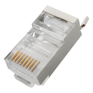 LINKEDPRO BY EPCOM TC-5S – Conector RJ45 Blindado / Cat5e / FTP-STP / Pin a Tierra / Paquete 100 pzas