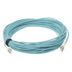 SIEMON FJ2-LCLC5L-30AQ – Jumper de Fibra Óptica / OM3 50/125 / LC-LC Duplex / OFNR / 30 m (98.43 pies) / Aqua