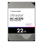 Western Digital (WD) WUH722222ALE6L4 – Disco Duro Data Center / 22 TB / 7200 RPM / SATA 6 Gb/s - SAS 12 Gb/s / HelioSeal / OptiNAND / 512 MB Buffer / 2.5M Horas MTBF
