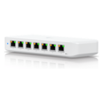 UBIQUITI USW-ULTRA-210W – Switch PoE Capa 2 / 8 Puertos GbE / 7 Puertos PoE+ / 1 Puerto Entrada PoE++ / Presupuesto PoE 202 W / Conmutación 16 Gbps / Montaje Versátil