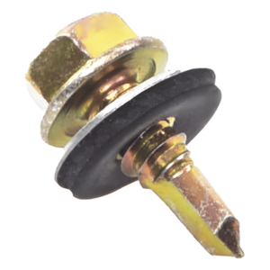 ANCLO ANC-PAS-1434 – Tornillo Autoperforante / Punta Broca 6.5 mm / Sello Montado Hermético / 19 mm (0.75 in) / Lámina Acanalada y Polines / Caja 100 pzas