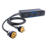 EPCOM INDUSTRIAL PE-TRANSFER – Interface de Transferencia Automática / Conmutación en 15 ms / 4 Salidas NEMA 5-15R / 20 A Total / 110 VCA 50/60 Hz / Detección 75-77 VCA