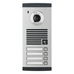 KOCOM KVL-C304I – Frente de calle metálico / 4 hilos / 28 apartamentos con expansor / Visión nocturna / 150m (492 ft) cableado