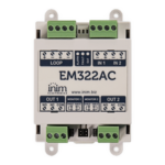 INIM ELECTRONICS EM322AC – Módulo de Control / 2 Entradas Supervisadas / 2 Salidas de Relé 230 VCA / LoopMap / Autodireccionamiento 240 Direcciones / EN54-17 y EN54-18