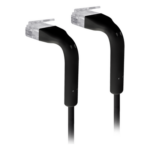 UBIQUITI U-CABLE-PATCH-2M-RJ45-BK – Cable Patch Cat6 / Ultra Compacto 3 mm / GbE / PoE+++ / 2 m (6.56 ft) / TPE / UTP / 30 AWG