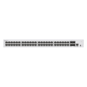 HUAWEI S310-48T4X – Switch Capa 3 Administrable / 48 Puertos Gigabit / 4 Puertos 10GE SFP+ Uplink / 176 Gbps / iStack / ERPS