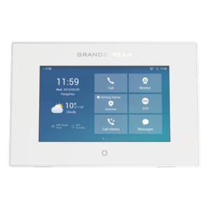 GRANDSTREAM GSC-3570 – Intercom y Panel de Control de Acceso SIP / Pantalla Táctil 7" 1024x600 / Wi-Fi Dual Band / Audio HD Full-Duplex / PoE / 4 Entradas de Alarma