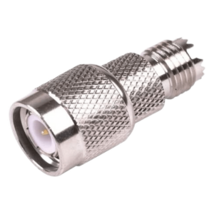 RF INDUSTRIES,LTD RFU-628 – Adaptador en Línea / Mini-UHF Hembra a TNC Macho / Bronce Niquelado / Contacto Oro / Aislante Teflón