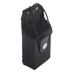 SYSCOM FSM-PRO – Funda para Radio Portátil / Nylon Reforzado / Broche Frontal y Correa / 58 x 85 x 37 mm / Compatible Icom y Kenwood