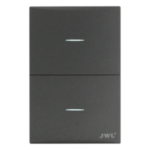 JWJ JTL-G7706 – Placa de Interruptores Escalera / 2 Interruptores / 10 A / 127 V / 60 Hz / Superficie