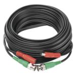 EPCOM POWERLINE DIY-10M-HD – Cable Coaxial Siames / BNC RG59 + Alimentación / 10 Metros (32.81 Pies) / 100% Cobre / 4K / Interior y Exterior