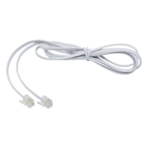 LINKEDPRO BY EPCOM TELUS80481.5M – Cable Telefónico RJ11 / Plano / UTP Cat5e / 2 Pares / 1.5 m (4.92 ft) / Blanco