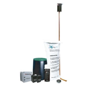 TOTAL GROUND KIT-MASTER-SOHO – Kit de Puesta a Tierra / Resistencia < 2 Ohm / Electrodo Cobre Electrolítico / Compuesto Orgánico 5 kg / Supresor de Pico SOHO / Acoplador LCR 15 A / Conectores RJ45