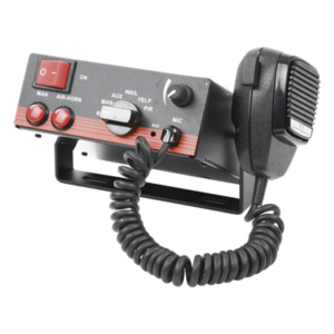 EPCOM INDUSTRIAL SIGNALING X-ELS-100 – Sirena Vehicular / 100 W / 115 dB / 12 VCC / 5 Tonos Seleccionables / Micrófono Rudo / Interconexión Radio