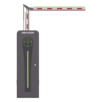 HIKVISION KT-320-ART(3MR) – Barrera Vehicular / Brazo Articulado LED 3 m (9.8 ft) / Derecha / Motor Brushless / 360 Ciclos/Hora / Apertura 3 s / Semáforo Rojo-Verde