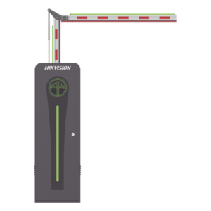 HIKVISION KT-320-ART(3MR) – Barrera Vehicular / Brazo Articulado LED 3 m (9.8 ft) / Derecha / Motor Brushless / 360 Ciclos/Hora / Apertura 3 s / Semáforo Rojo-Verde