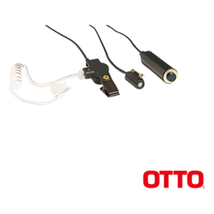 OTTO V1-10265 – Kit de Micrófono-Audífono profesional de 3 cables para KENWOOD NX-340/320/420, TK-3230/3000/3402/3312/3360/3170