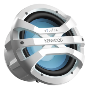 JVC  KENWOOD XM1041WL – Subwoofer de 10" / Potencia Máxima 1300 W / RMS 300 W / IPX6 / Iluminación LED 21 Colores RF / 4 Ohmios