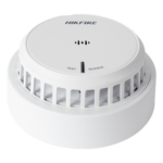 HIKVISION HF-S2E – Detector de Humo Óptico / Alarma 85 dB a 3 m (9.8 ft) / Autónomo sin Panel / Baterías AA 3 Años / Certificación EN14604 / 100 mm Compacto