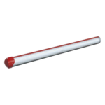 FAAC 428043 – Brazo para Barrera Vehicular / Tipo S / 4.3 m (14.1 ft) / XB-Post Incluido / Antiaplastamiento Integrado