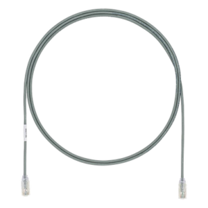 PANDUIT UTP28SP3GY – Cable de Parcheo UTP / Cat6 / 28AWG / 3.8mm / 0.91m (3 Pies) / LSZH-CM / PoE++