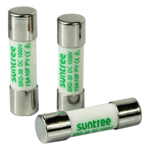 SUNTREE SRF30-15A – Fusible DC Solar / 1000V / 15A / 20kA / 10x38mm / -5°C a +40°C