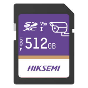 HIKSEMI by HIKVISION HS-SD-P10/512G/GUARDPRO – Tarjeta SD / 512 GB / 100 MB/s Lectura / 90 MB/s Escritura / Clase 10 U3 V30 / 3D TLC NAND / −25°C a 85°C (−13°F a 185°F)