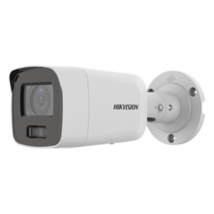 HIKVISION DS-2CD3087G2-LSU(C) – Bala IP 8 Megapixel (4K) / Imagen a Color 24/7 / Lente 2.8 mm / Luz Blanca 40 mts / Exterior IP67 / WDR 130 dB / Entrada y Salida de Audio y Alarma / Captura Facial / ONVIF / Micro SD / Micrófono Integrado