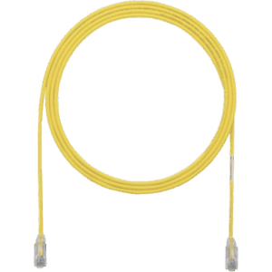 PANDUIT UTP28X10MYL – Cable de Parcheo UTP Cat6A / 28AWG / CM/LSZH / 10m (32.81 ft) / -40 a 75°C / PoE 802.3bt