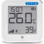 SHELLY SHELLYHTGEN3 – Sensor Ambiental IoT / Monitoreo de Temperatura y Humedad / Wi-Fi 802.11 b/g/n / Bluetooth 4.2 / Alimentación Dual Batería o USB-C