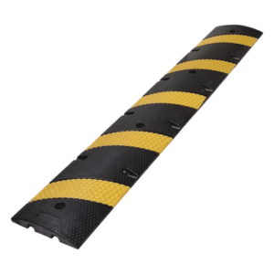 ACCESSPRO AC-183RV – Reductor de Velocidad / 183cm (6 ft) / 5 Franjas Amarillas / Hule Reciclado / 20 Toneladas