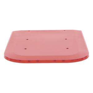 EPCOM INDUSTRIAL SIGNALING Z67DLR – Domo lateral de reemplazo / Policarbonato rojo / Compatible X67 / 0.3 m (1 pie) aprox.