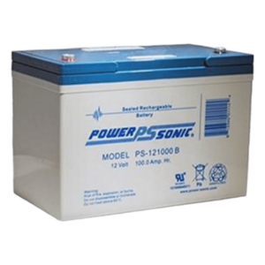 POWER SONIC PS-121000-B – Batería de Respaldo AGM/VRLA / 12V / 100AH / Vida Útil 10-12 Años / Terminales B (M6) / Certificación UL